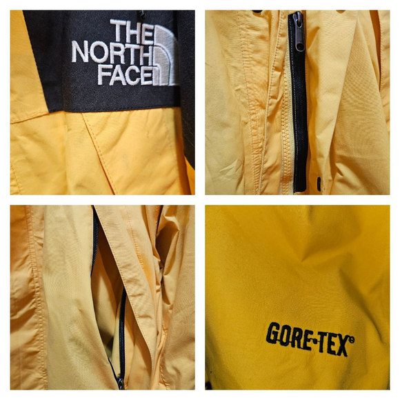 Men's Size Large The North Face Jacket 90's Gore-tex Large Yellow Black RN 61661 - Picture 5 of 12